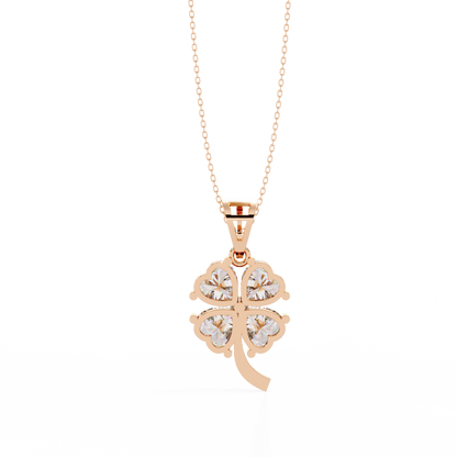 LGD Pendant Heart Stone (0.61ct) In 14K Gold Without Chain