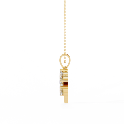 LGD Pendant Heart Stone (0.61ct) In 14K Gold Without Chain
