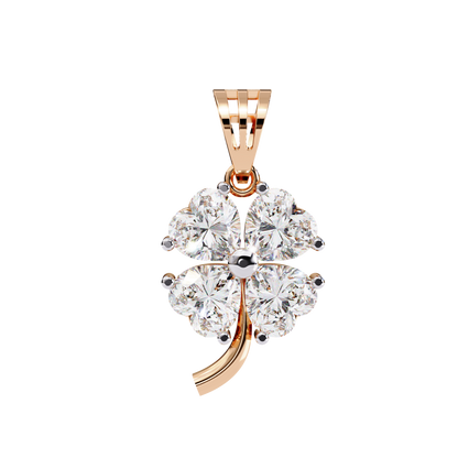LGD Pendant Heart Stone (0.61ct) In 14K Gold Without Chain