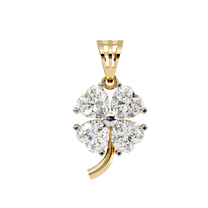 LGD Pendant Heart Stone (0.61ct) In 14K Gold Without Chain