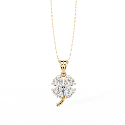 LGD Pendant Heart Stone (0.61ct) In 14K Gold Without Chain
