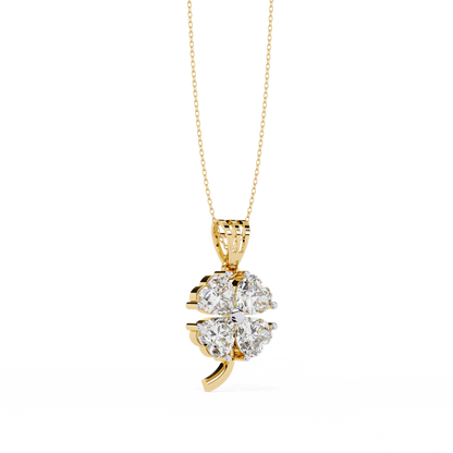 LGD Pendant Heart Stone (0.61ct) In 14K Gold Without Chain