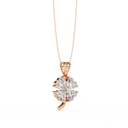 LGD Pendant Heart Stone (0.61ct) In 14K Gold Without Chain