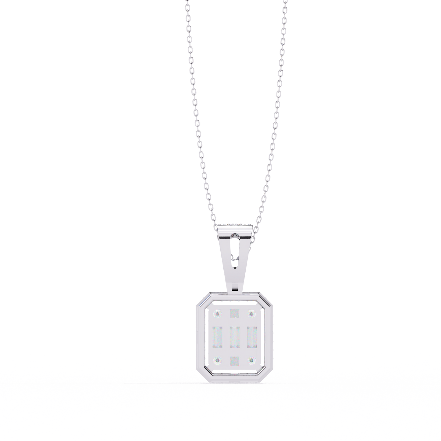 lgd  pendant round stone (0.71ct ) in 14k gold without chain