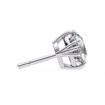 2.80 Carat Round Cut Diamond Solitaire Stud Earrings – Elegant Everyday Jewelry