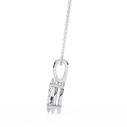 LGD  Pendant Marquise Stone (0.93ct) In 14K Gold Without Chain