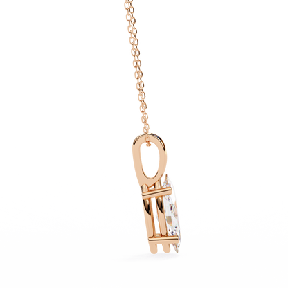 LGD  Pendant Marquise Stone (0.93ct) In 14K Gold Without Chain