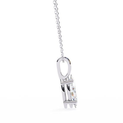 LGD  Pendant Marquise Stone (0.93ct) In 14K Gold Without Chain