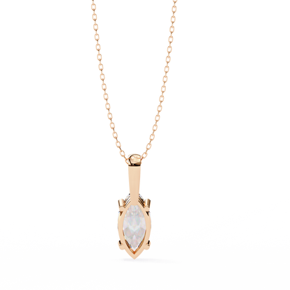 LGD  Pendant Marquise Stone (0.93ct) In 14K Gold Without Chain