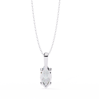 LGD  Pendant Marquise Stone (0.93ct) In 14K Gold Without Chain