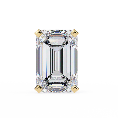 2.40 Carat Emerald Cut Diamond Solitaire Stud Earrings – Elegant Modern Jewelry