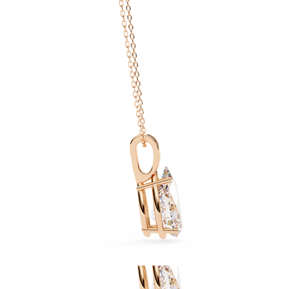 Ivy Pear Diamond Pendant (Chain Sold Separately)