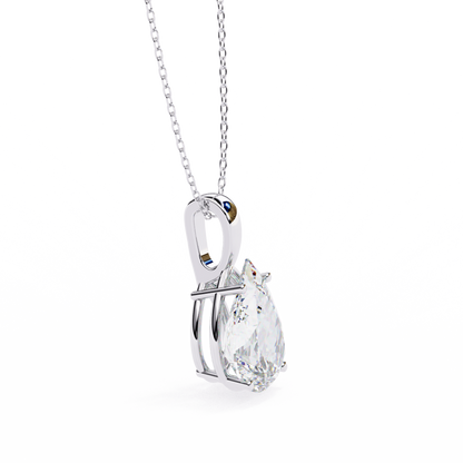 LGD Solitaire Pendant Pear Stone (2.06ct) In 14K Gold Without Chain
