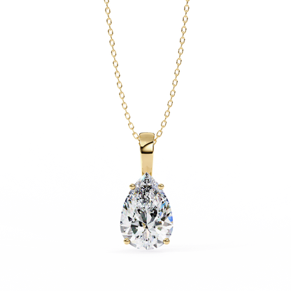 Ivy Pear Diamond Pendant (Chain Sold Separately)