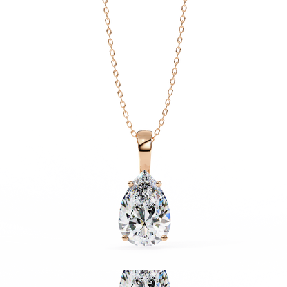 Ivy Pear Diamond Pendant (Chain Sold Separately)