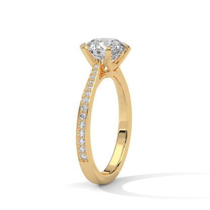 Elegant 2.22 CT Round Cut Six-Prong Diamond Solitaire Ring – Perfect for Engagements
