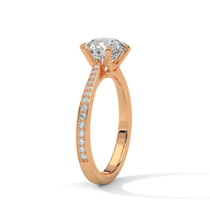 Elegant 2.22 CT Round Cut Six-Prong Diamond Solitaire Ring – Perfect for Engagements