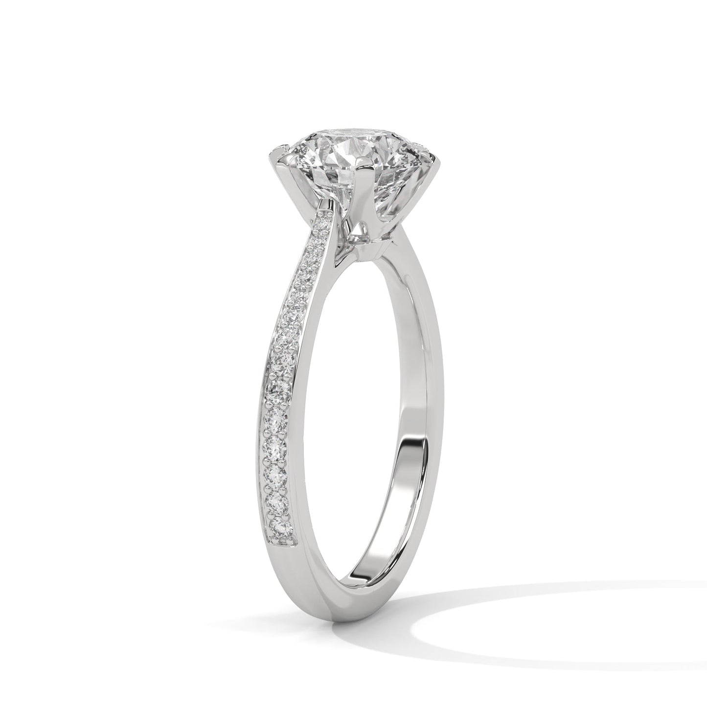 elegant 2.22 ct round cut six-prong diamond solitaire ring – perfect for engagements