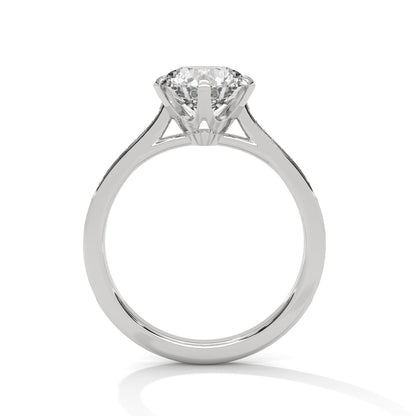 Elegant 2.22 CT Round Cut Six-Prong Diamond Solitaire Ring – Perfect for Engagements