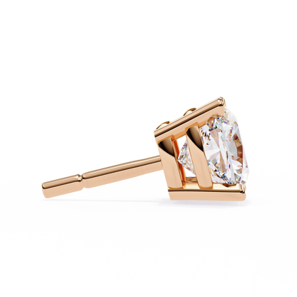 2.30 Carat Cushion Cut Diamond Stud Earrings - Modern Jewelry
