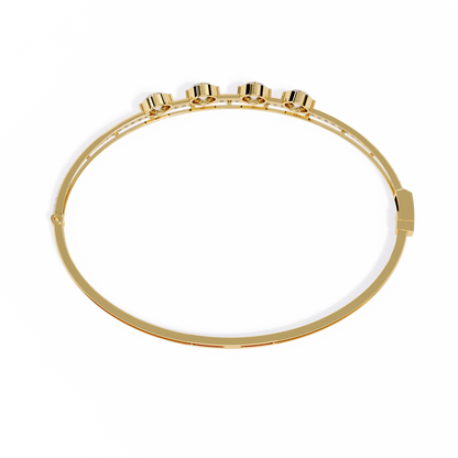 LGD Bracelet Round Stone (2.32ct ) In 14K Gold