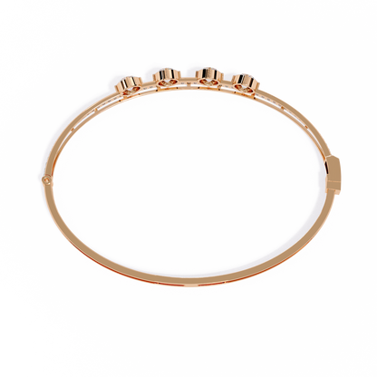 LGD Bracelet Round Stone (2.32ct ) In 14K Gold