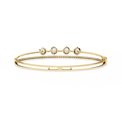 LGD Bracelet Round Stone (2.32ct ) In 14K Gold
