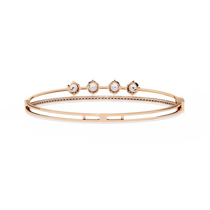 LGD Bracelet Round Stone (2.32ct ) In 14K Gold
