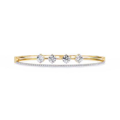 LGD Bracelet Round Stone (2.32ct ) In 14K Gold