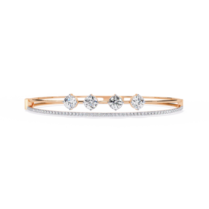 LGD Bracelet Round Stone (2.32ct ) In 14K Gold