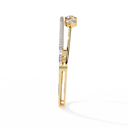 LGD Bracelet Round Stone (2.32ct ) In 14K Gold