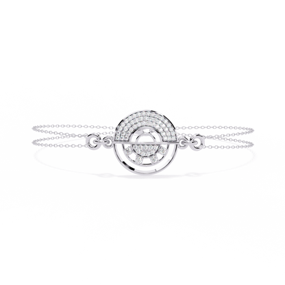 LustreLink Round Diamond Bracelet
