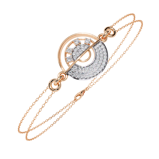 ROUND DIAMOND CHAIN BRACELET