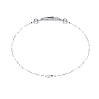 LustreLink Round Diamond Bracelet