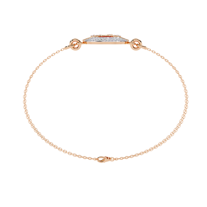 LustreLink Round Diamond Bracelet