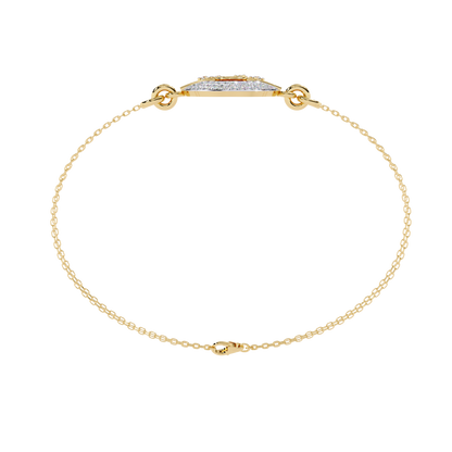 LustreLink Round Diamond Bracelet