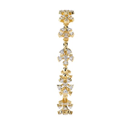 GleamKnot Round Diamond Bracelet
