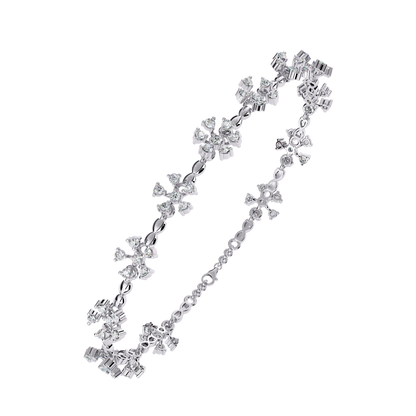 GleamKnot Round Diamond Bracelet