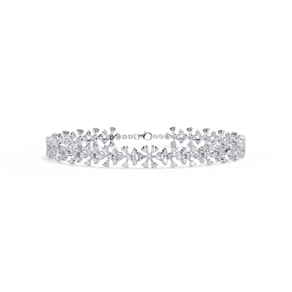 PulseCuff Round Diamond Bracelet