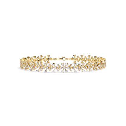 PulseCuff Round Diamond Bracelet