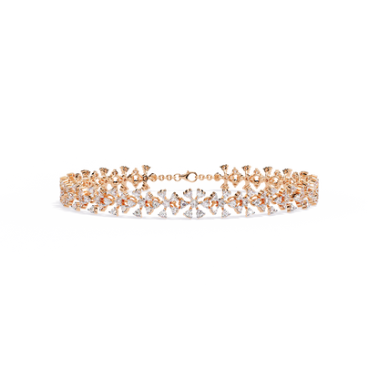 PulseCuff Round Diamond Bracelet