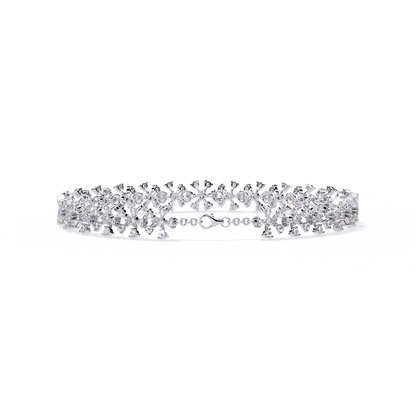 PulseCuff Round Diamond Bracelet