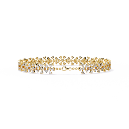 PulseCuff Round Diamond Bracelet