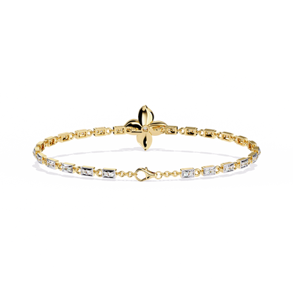 Twistique Round Diamond Bracelet