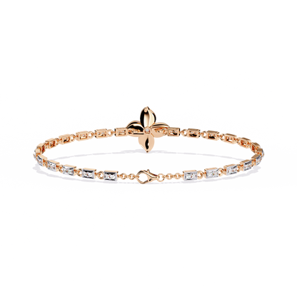 Twistique Round Diamond Bracelet