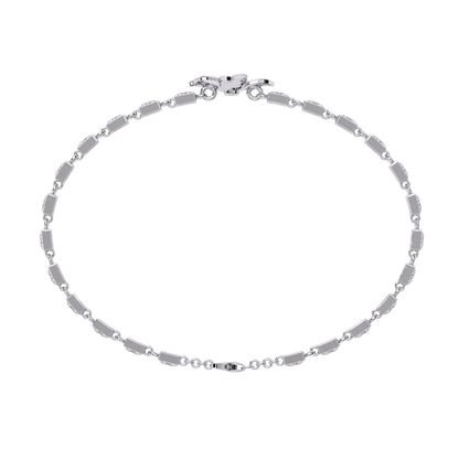 Twistique Round Diamond Bracelet