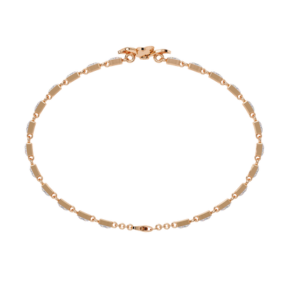 Twistique Round Diamond Bracelet