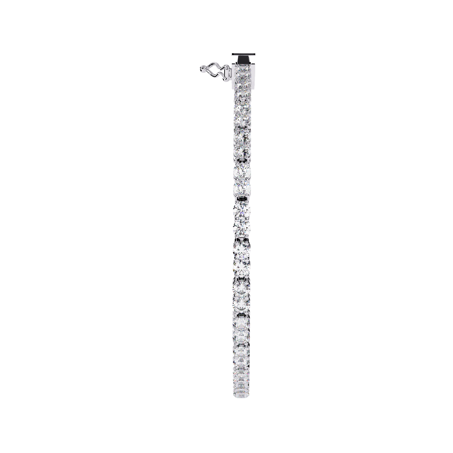solara round diamond bracelet