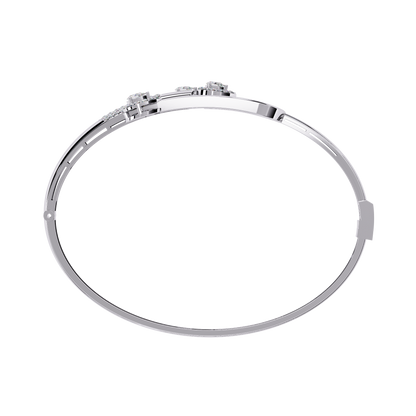 0.75 Carat Pear Cut Diamond Bracelet with Halo Accents – Elegant Fine Jewelry