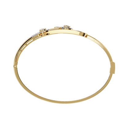 0.75 Carat Pear Cut Diamond Bracelet with Halo Accents – Elegant Fine Jewelry